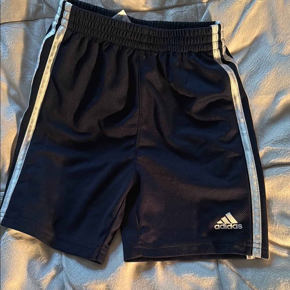 Adidas Kids Dark Blue Athletic Shorts SIZE 5